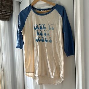 MATE baseball 3/4 length shirt M/L